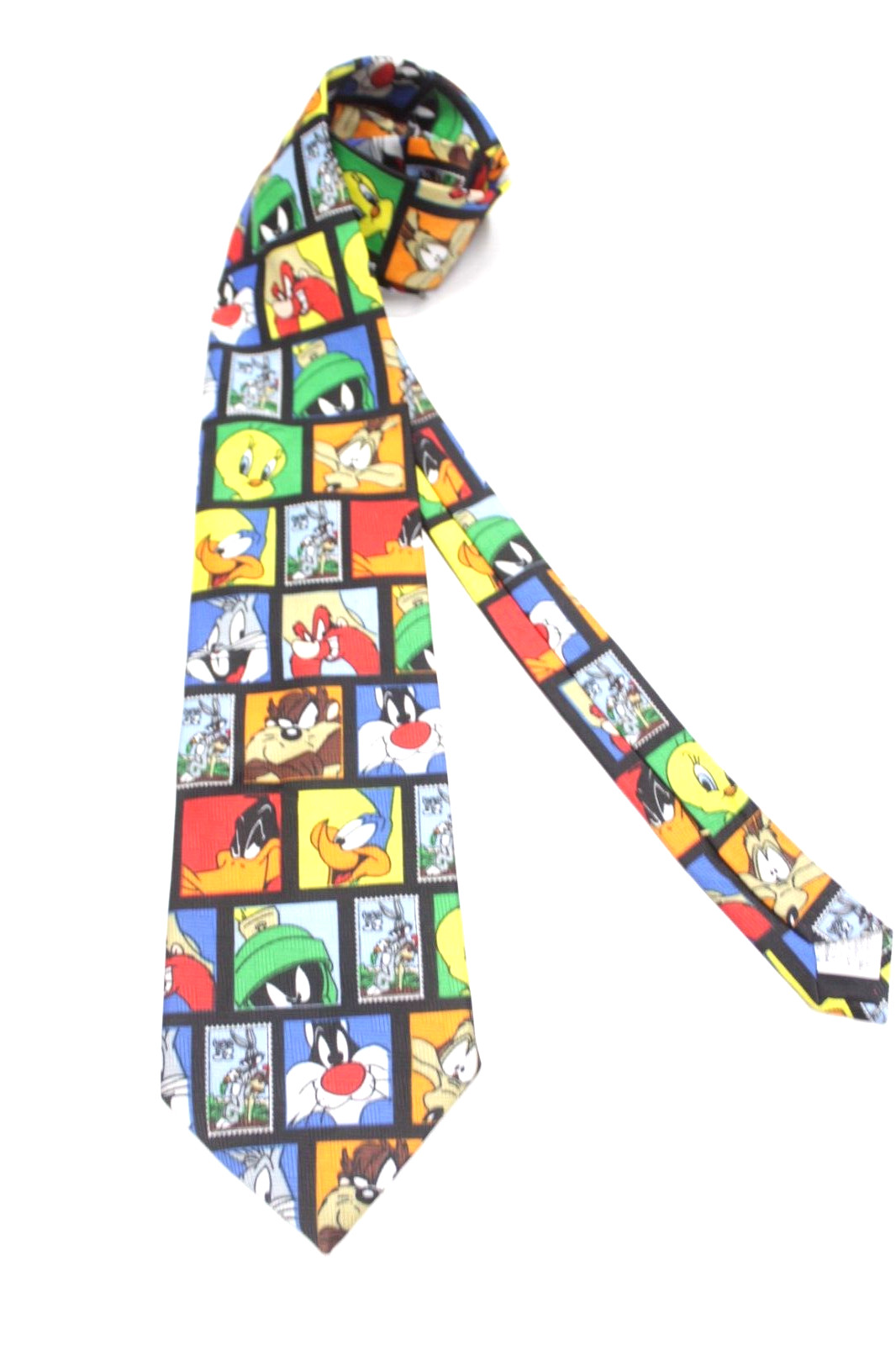 1598  )  NEW  LOONEY TUNES   MEN'S TIE 100%  POLYESTER   MADE IN   USA
