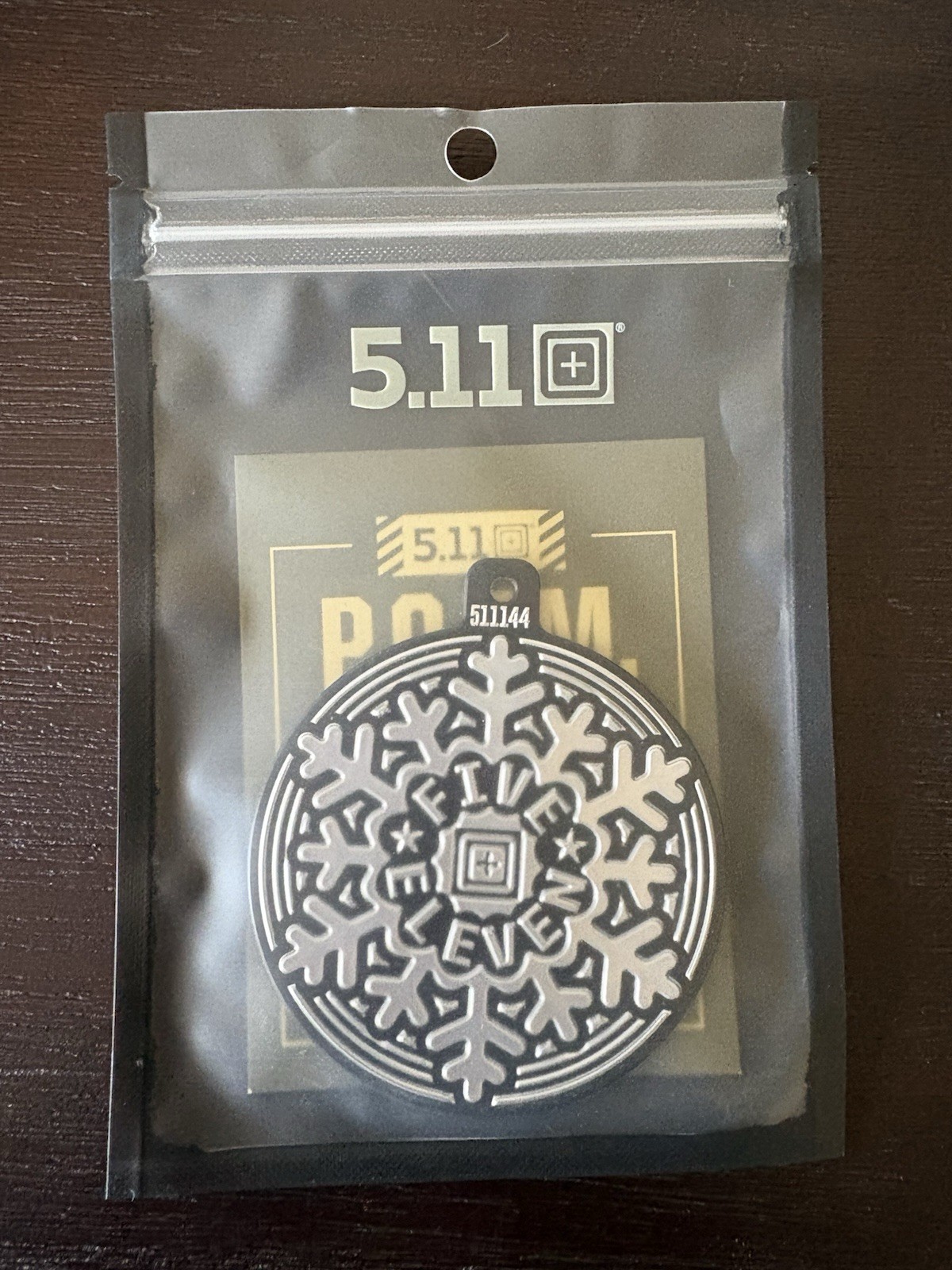 5.11 POTM (Patch Of The Month) December 2025 Snowflake Ornament Patch
