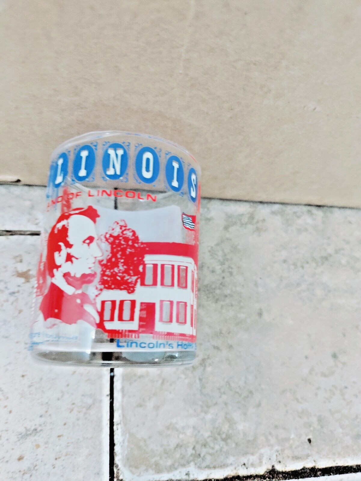 SHOT GLASS ILLINOIS Lincoln Homes