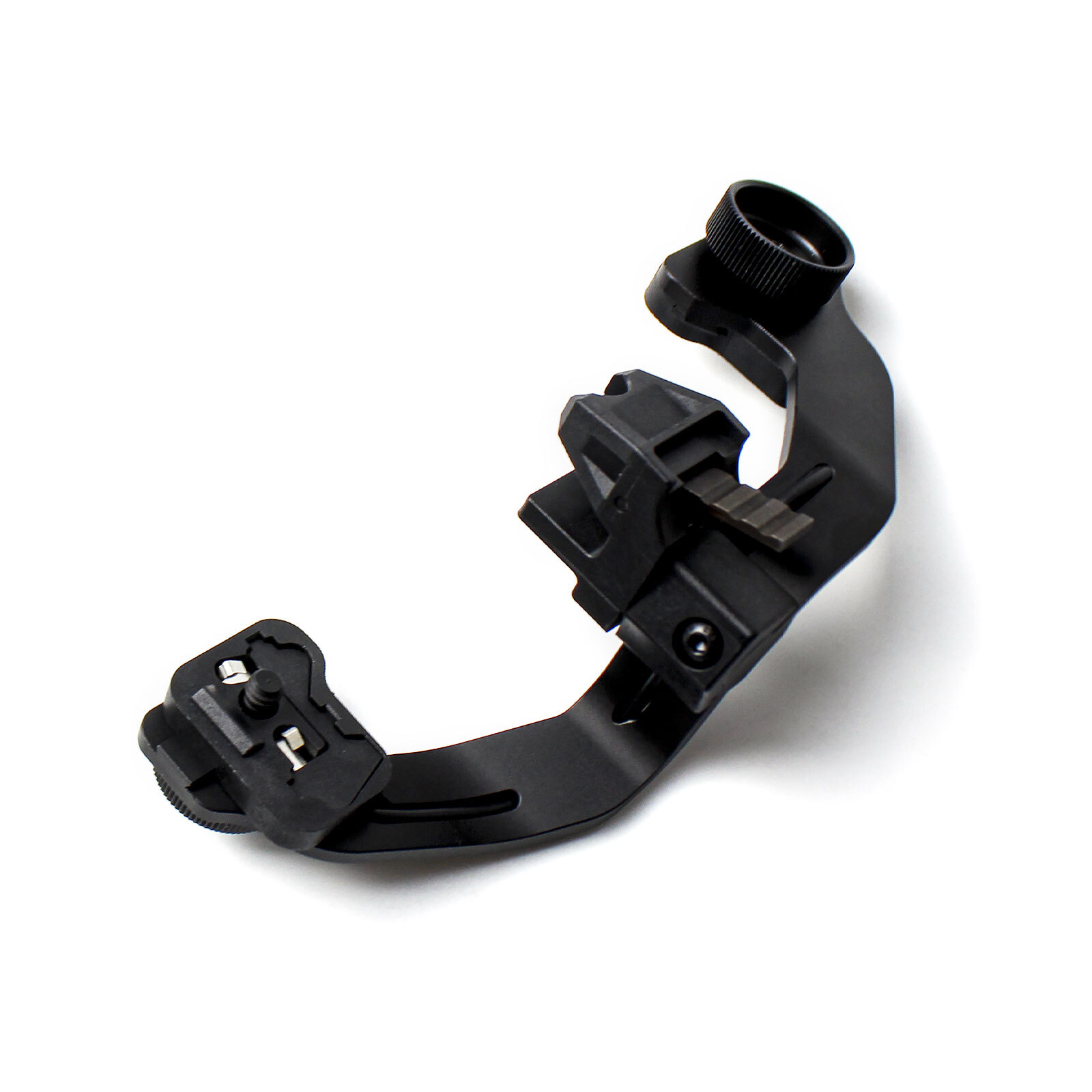 NVG Monocular Helmet Mount J arm Bridge + Mini Interface Shoe Adapter For PVS-14