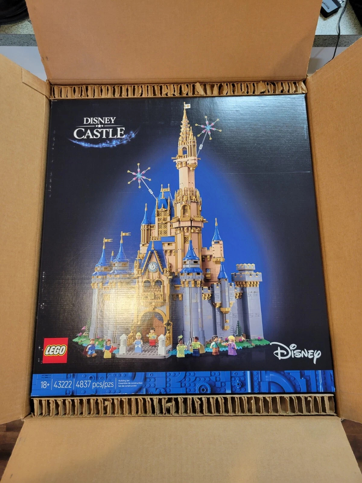 ✅New Sealed✅ LEGO 43222 Disney Castle Set 4837Pcs On Hand Double Box Ship Fast!