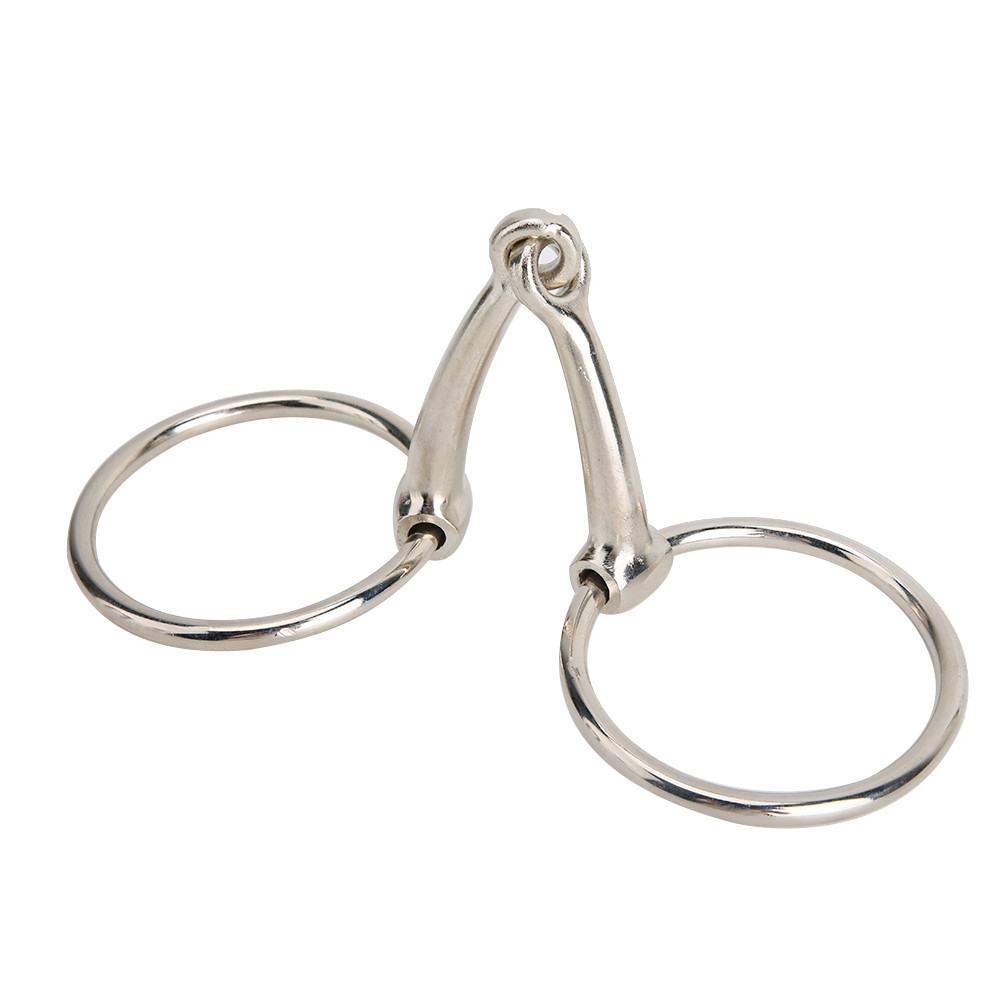 Iron Horse Snaffle Bit Hollow Jointed Mouth For Equestrian Supplies