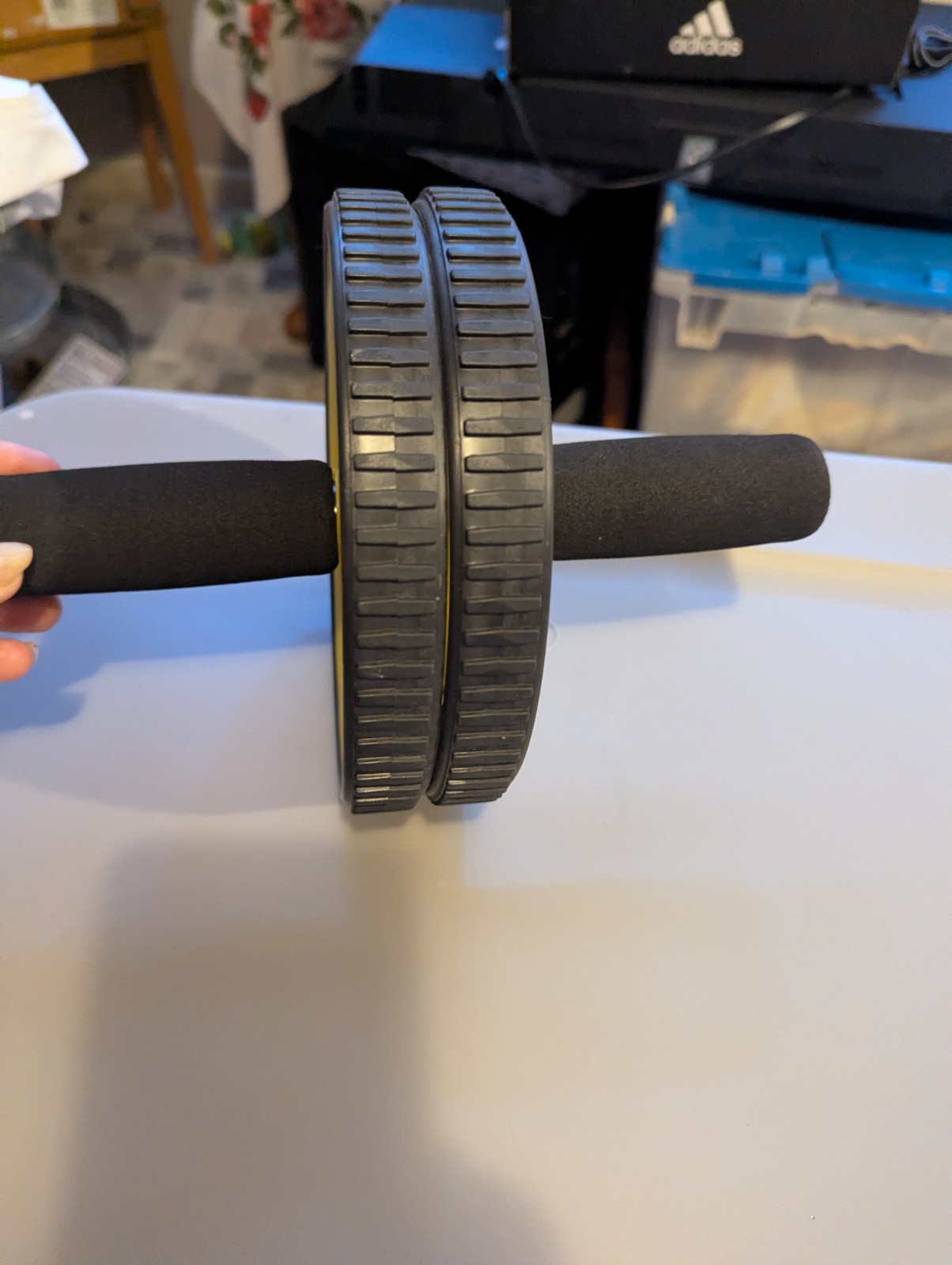 Dual Wheel Abdominal Exercise Roller