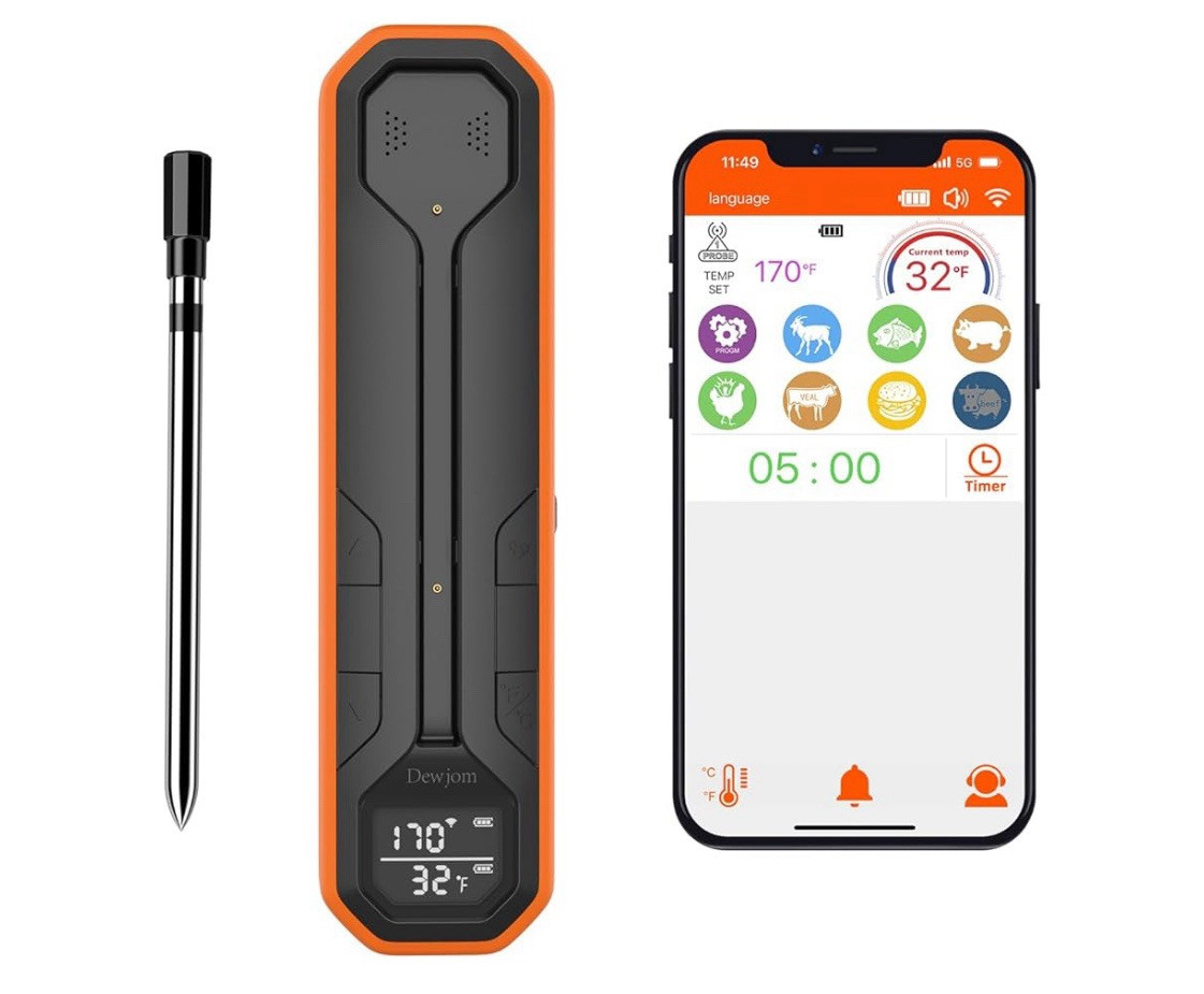 Wireless Meat Thermometer – 500Ft Remote