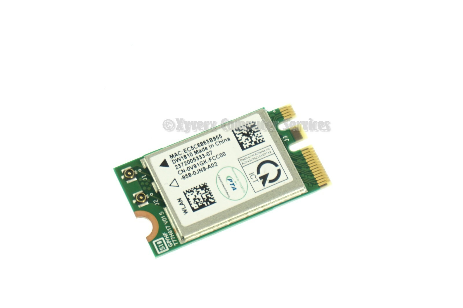 V91GK QCNFA435 GENUINE DELL WIRELESS CARD INSPIRON  15 3593 P75F (CB75)