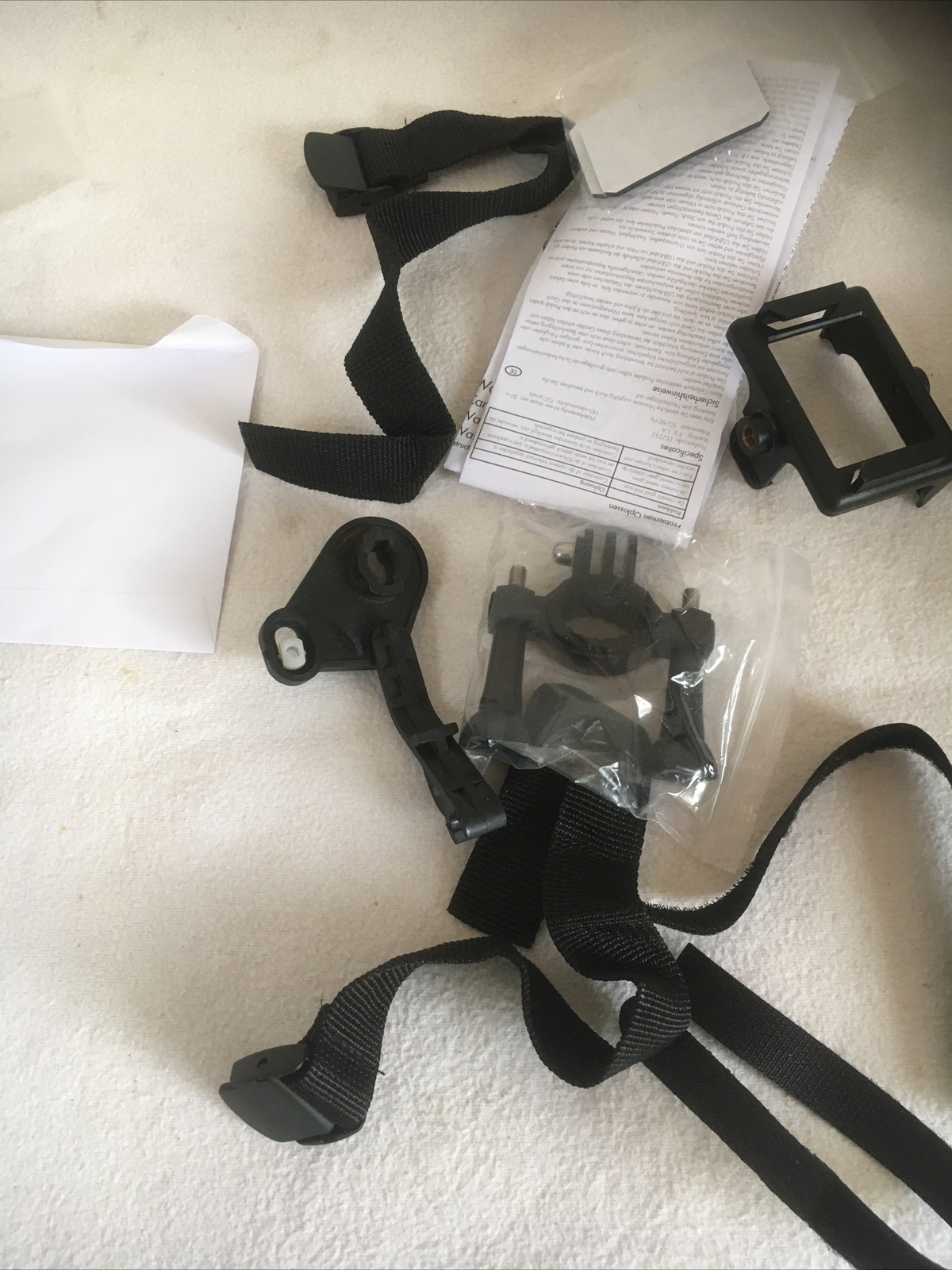 Intempo Waterproof Action Camera with mounts instructions Etc never used