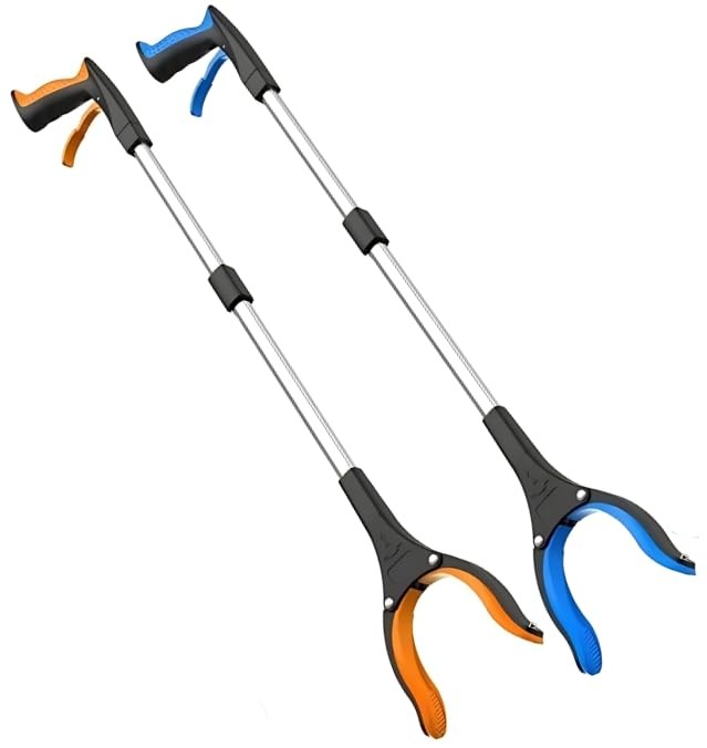 32 Inch Reacher Grabber Tool Heavy Duty Magnet Elderly Pickup Trash Garden Claw