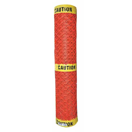 Quest Bfct 504 Xy Fence, 1-3/4" X 2" Mesh, 4 Ft. H, Yl/Or