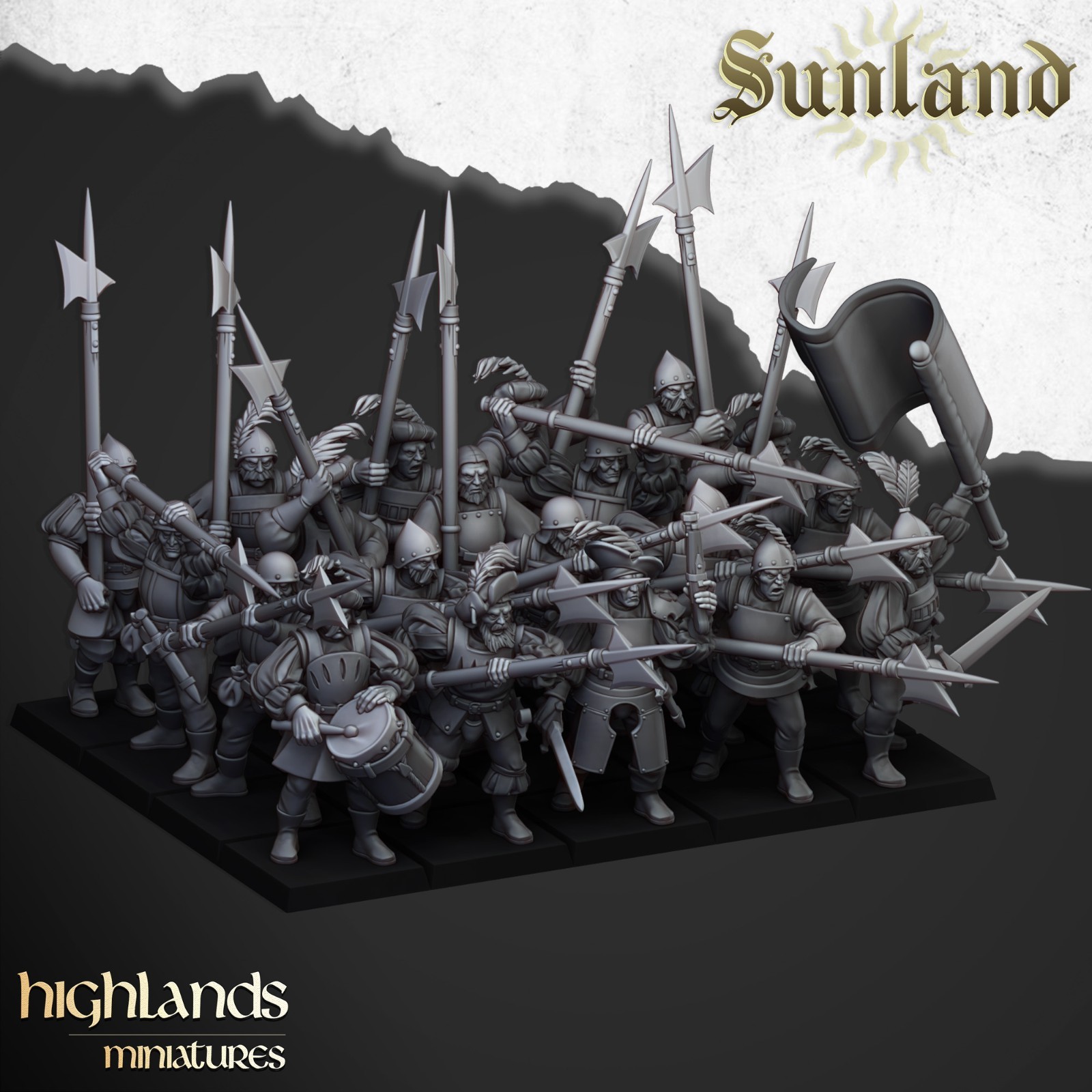 Highlands MiniaturesSunland Empire state troops 28mm/32mm