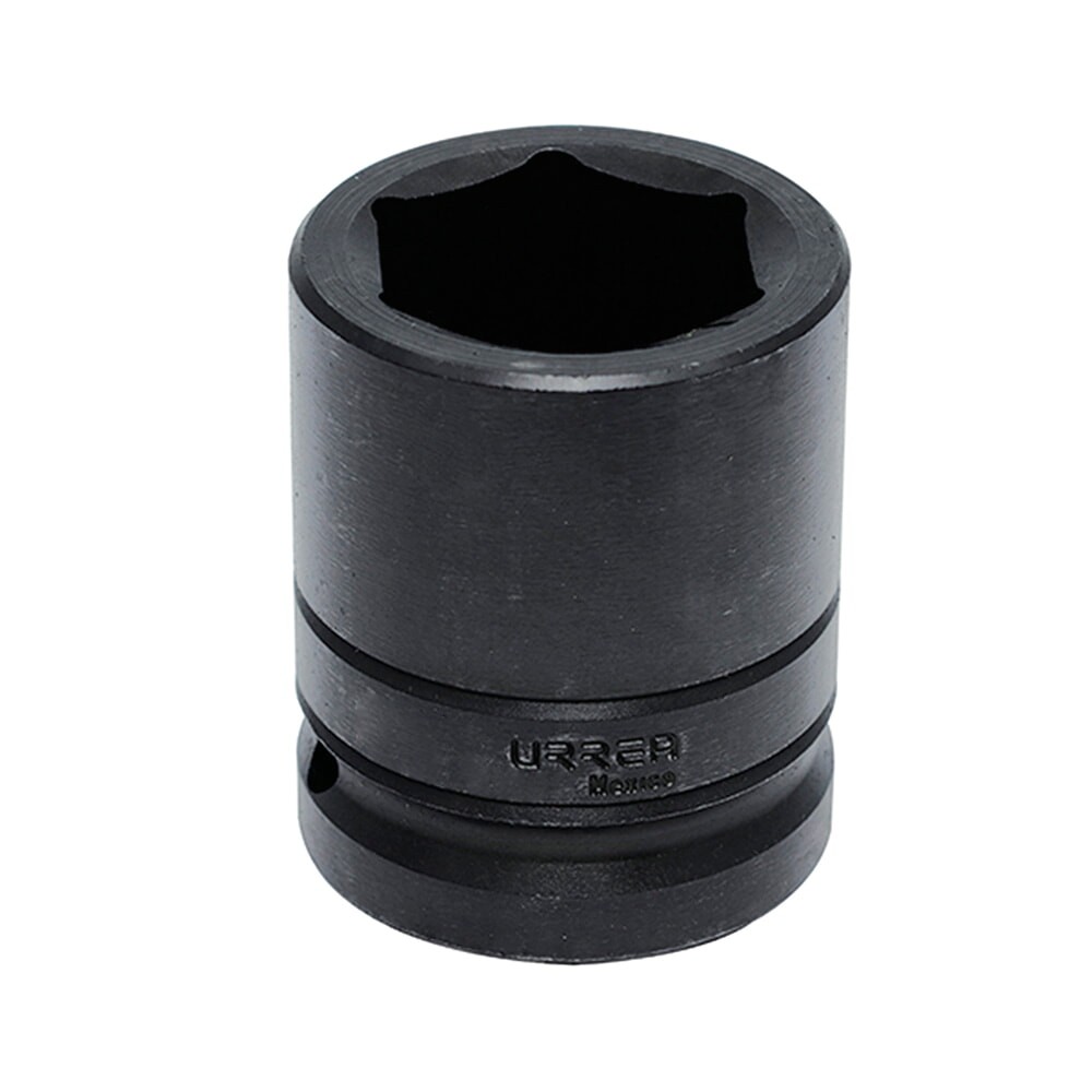 URREA 10023 1" Drive Black Standard Impact Socket 6 Point 1-7/16"