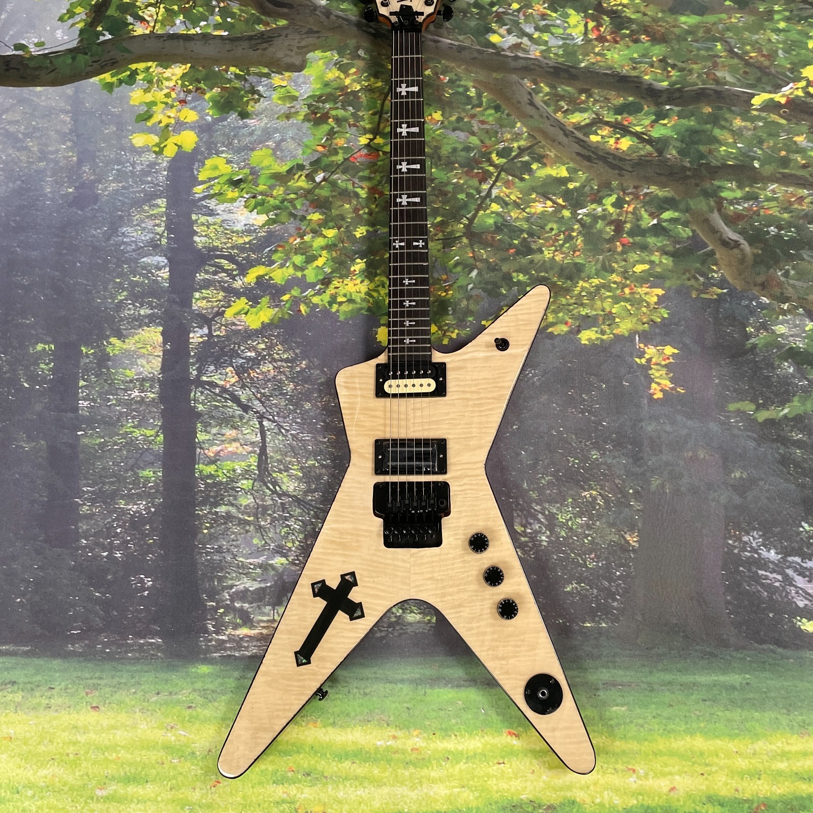 Cross washbun Dime Electric Guitar 6s Rosewood Fretboard Free Ship
