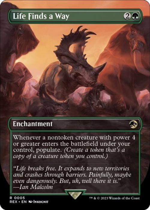 Life Finds a Way (Borderless) - Near Mint MTG