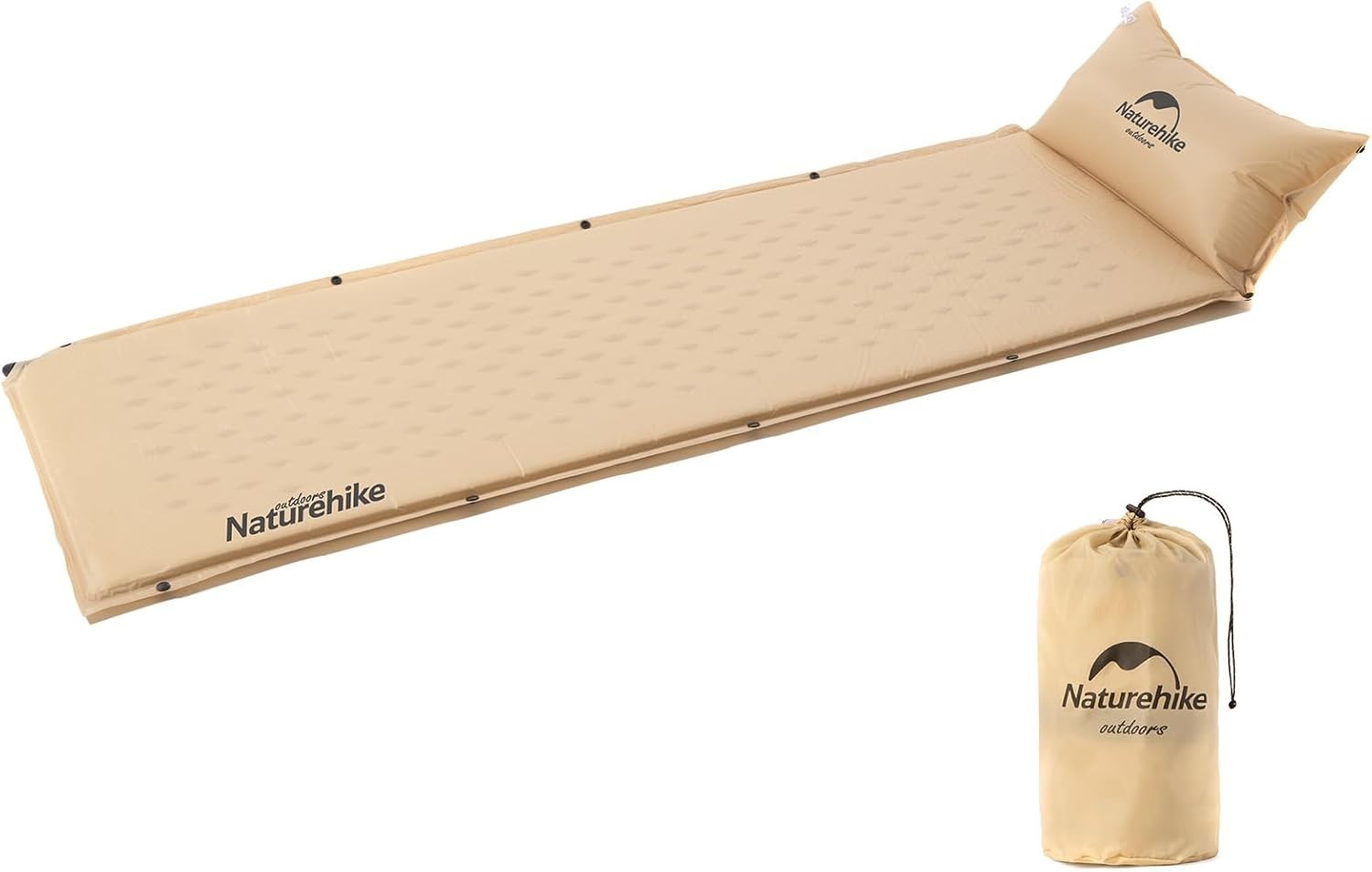 Self-Inflating Sleeping Pad, Ultralight Memory Foam Camping Pad with Pillow, ...