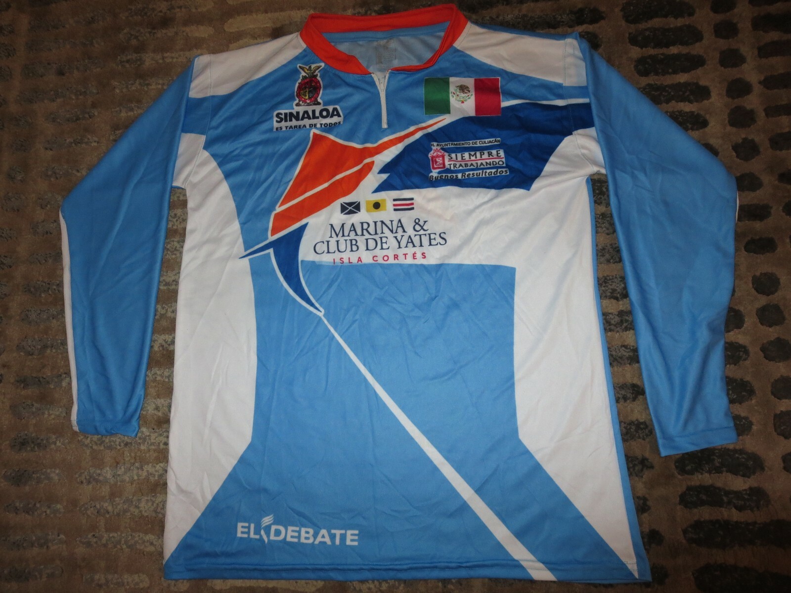 Big Fish El Debate Sinaloa Altata 2015 Fishing Tournament Jersey Shirt 38 Mens M