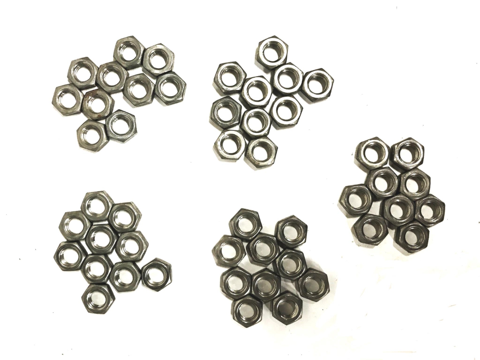 Unbranded 3/8-16 Jam Hex Nut [Lot of 49] NOS