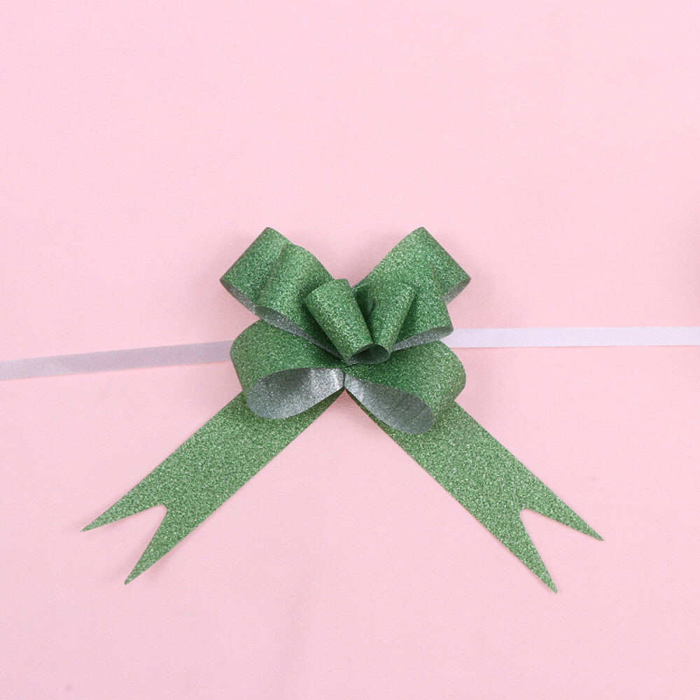 100PCS Pull Bows Gift Wrapping Bows Wreath Bows Metallic Gift Bows