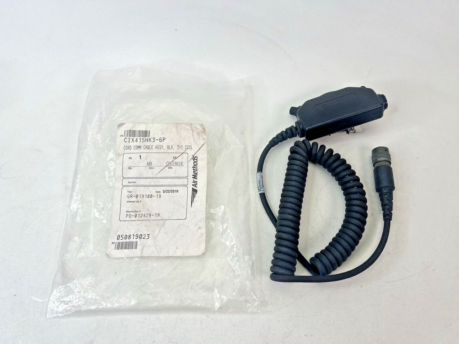 Comm Innovations CIX415HK3-6P Handheld Push to Talk Microphone Cable Assembly