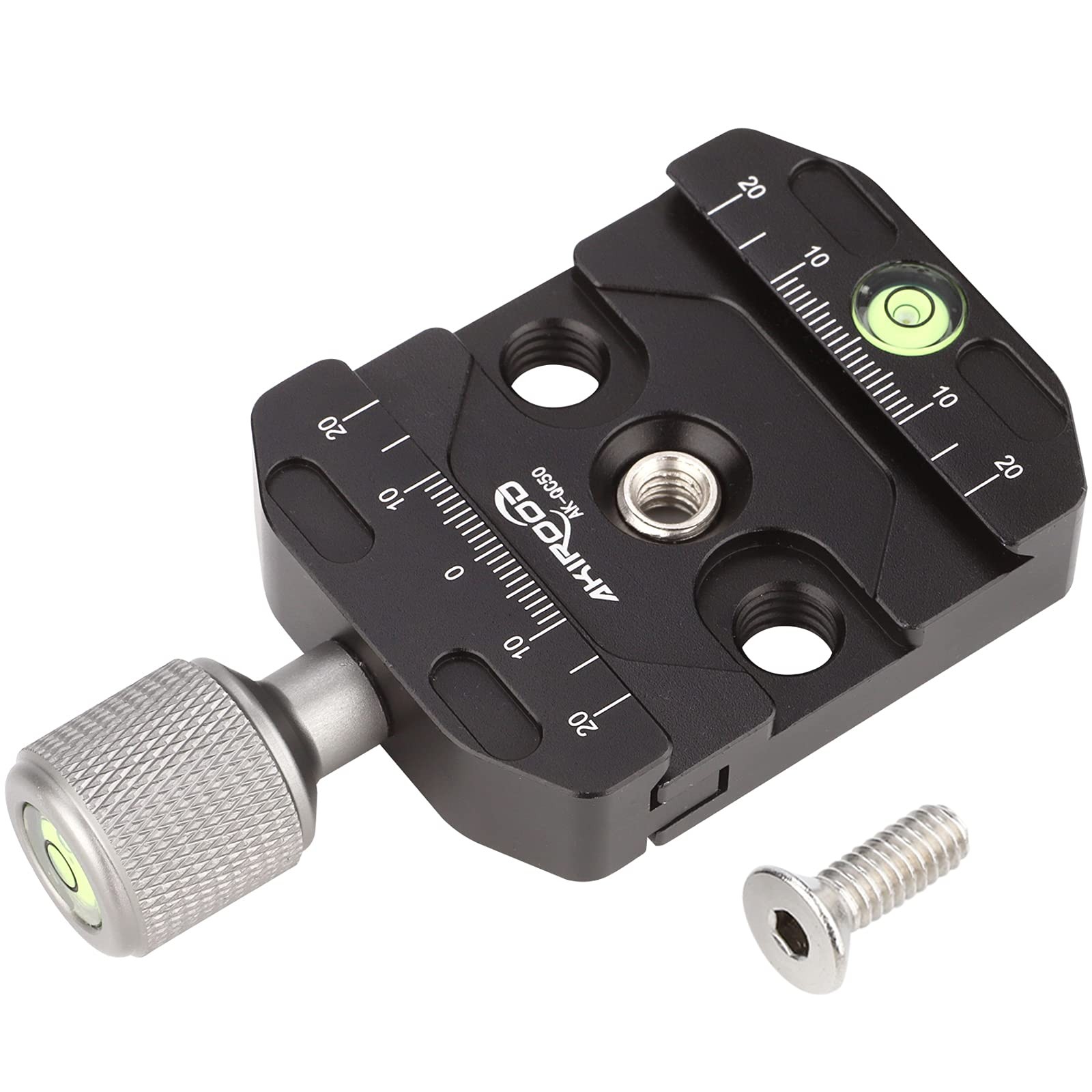 50mm Quick Release Clamp Arca Style Plate Universal Tripod Monopod Adapter