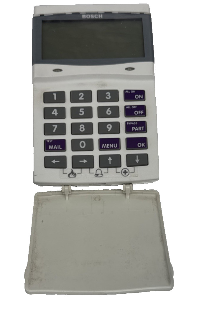 Bosch Solution 16Plus Security Alarm Key Pad Cp100b Blue Display
