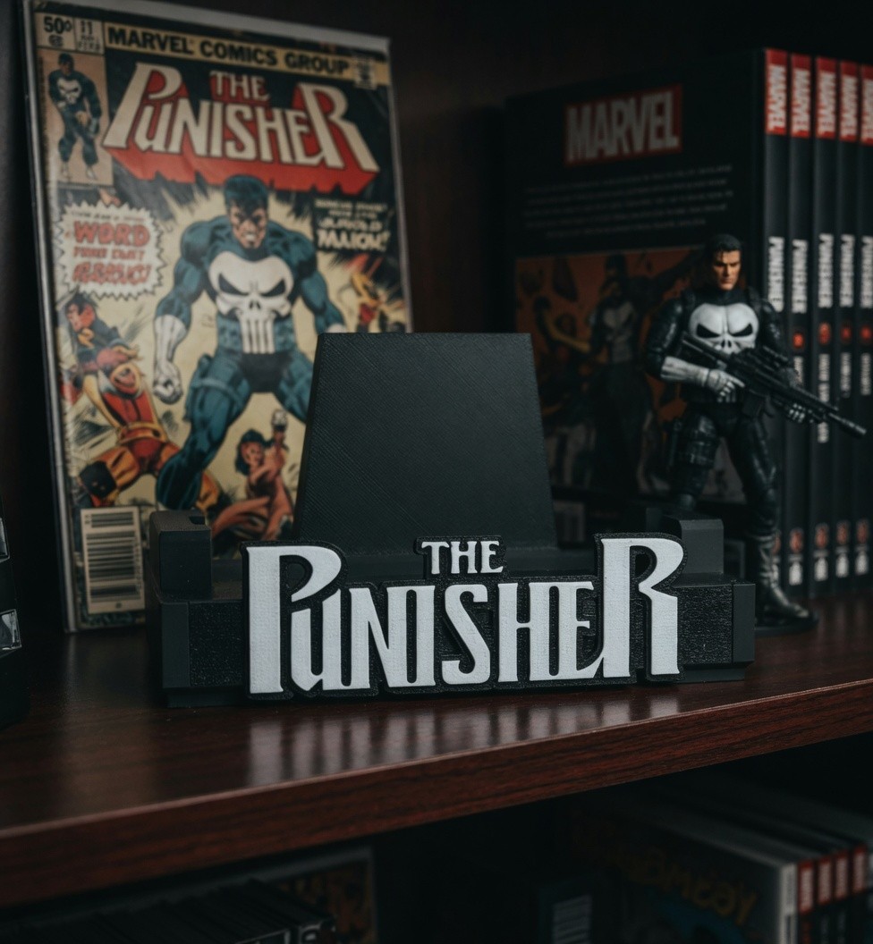 The Punisher Comic Book Display Stand for Graded CGC, CBCS and Non-Graded Comics
