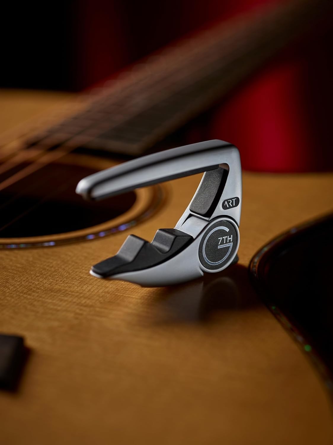 Guitar Capo - Steel String Silver - Adaptive Radius Tech