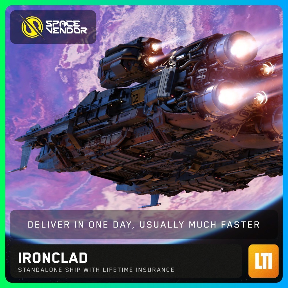Star Citizen Ironclad LTI Lifetime Insurance CCUd - Space Vendor