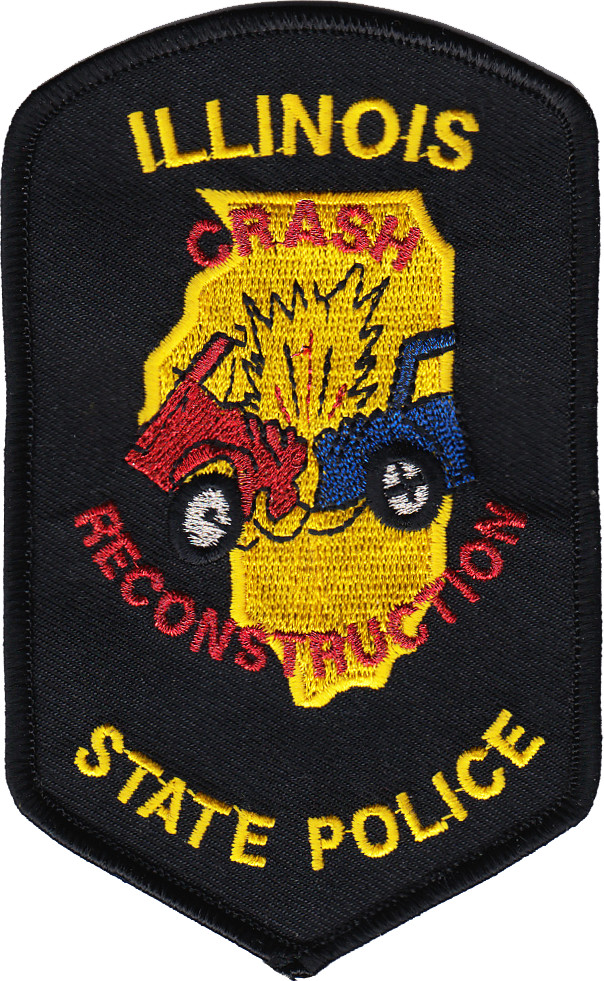 ILLINOIS STATE POLICE SHOULDER PATCH: Crash Reconstruction