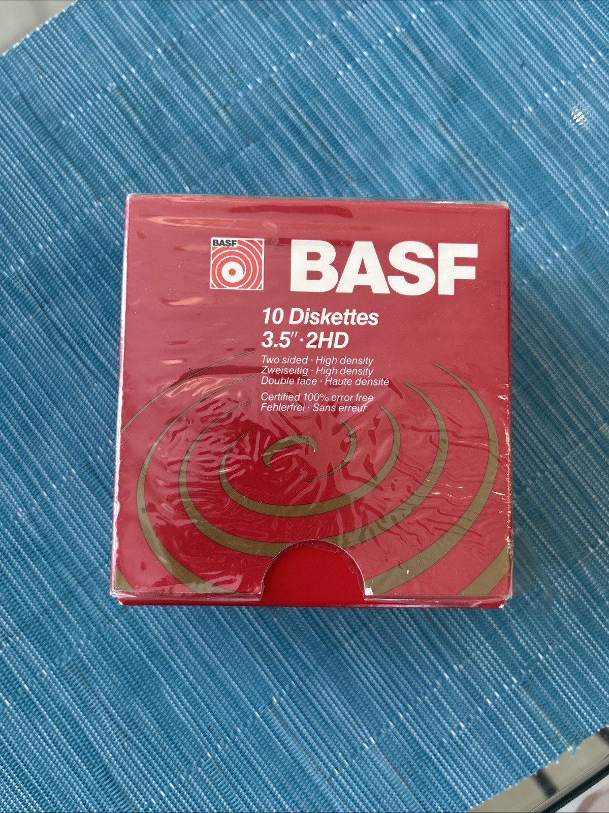 ⭐️ BASF 2HD High Density  3.5" Inch Floppy Disks - 10 Diskettes