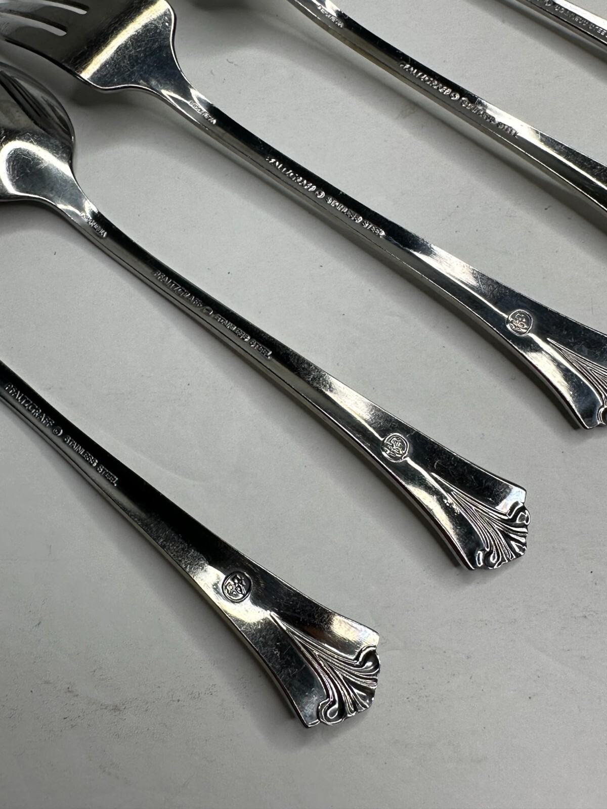 Pfaltzgraff Ashcroft Stainless Silverware Replacement 6 Pc Spoon Fork