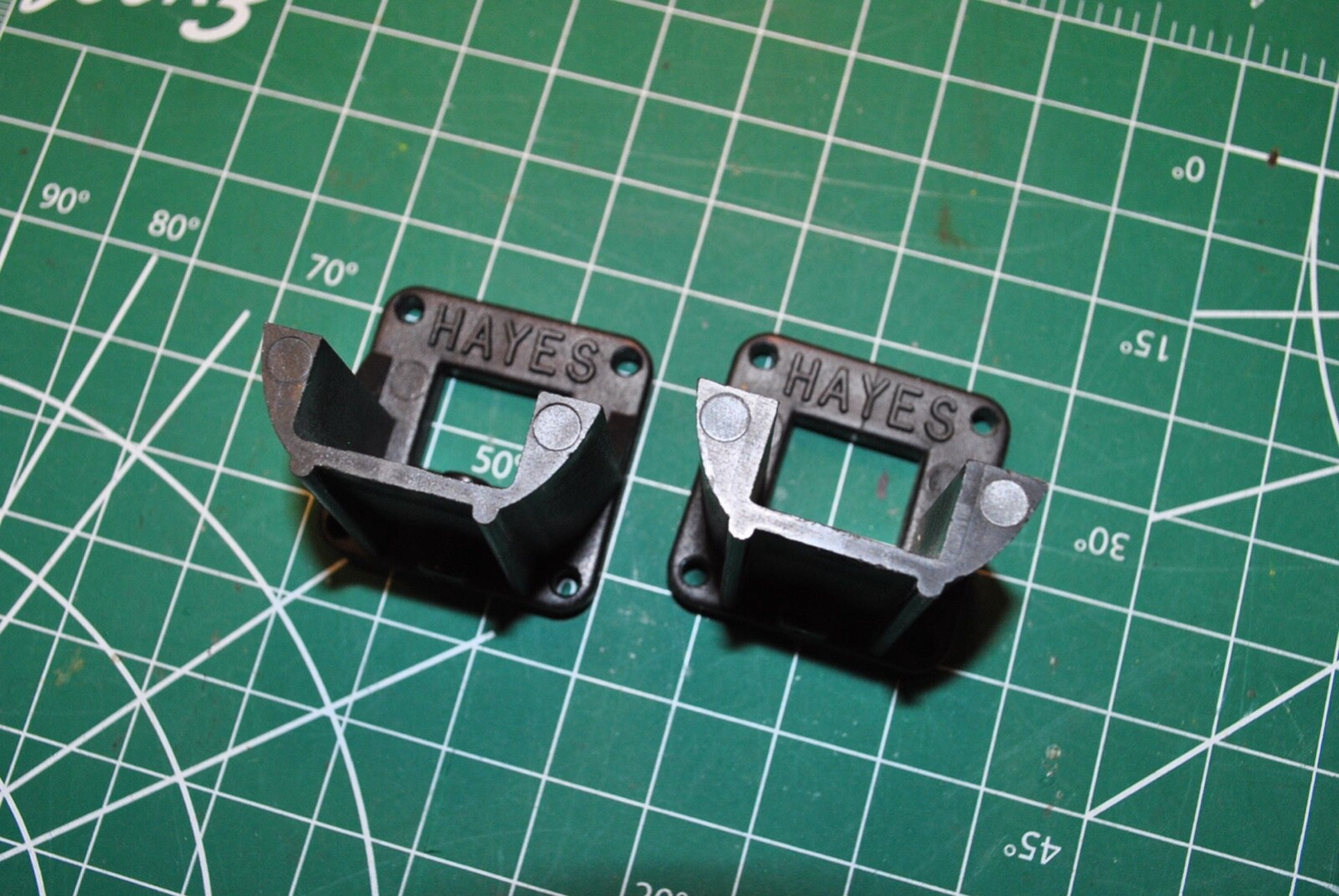 Two .09 engine mounts, Hayes