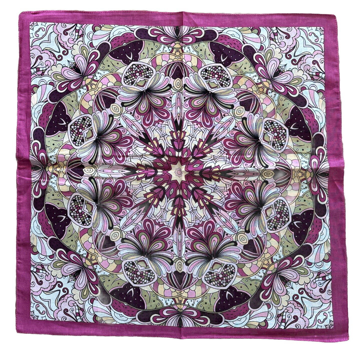 Bandannas Pink Purple Bandana 55cm*54cm