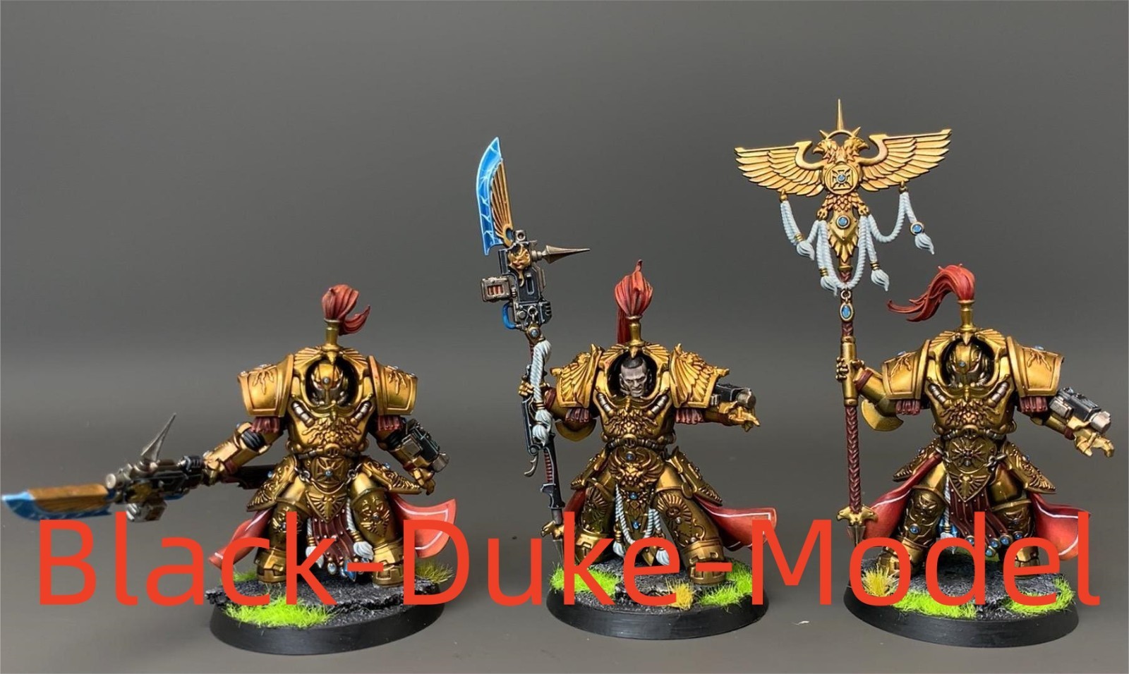 Warhammer 40K Allarus Custodians Imperium Armies Presale Painted Gallery Army GW