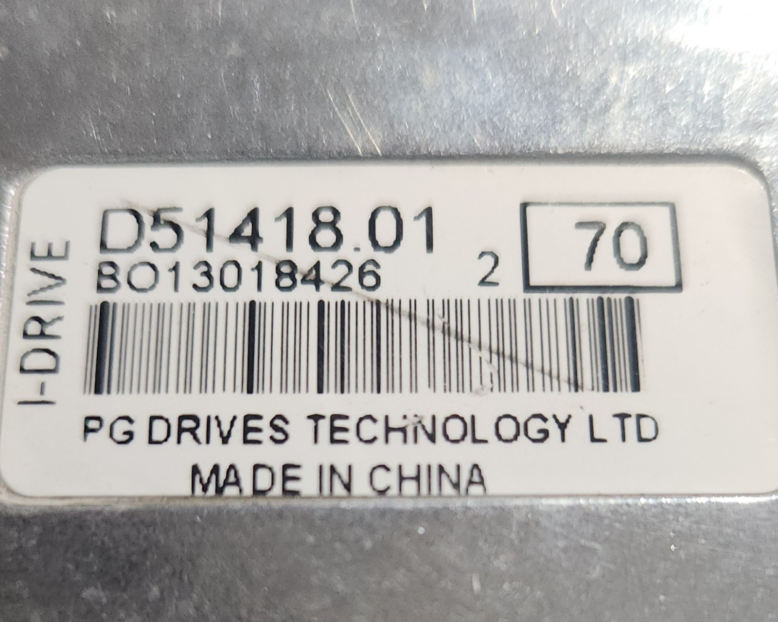 Speed controller for floor machine IDrive D51418.01