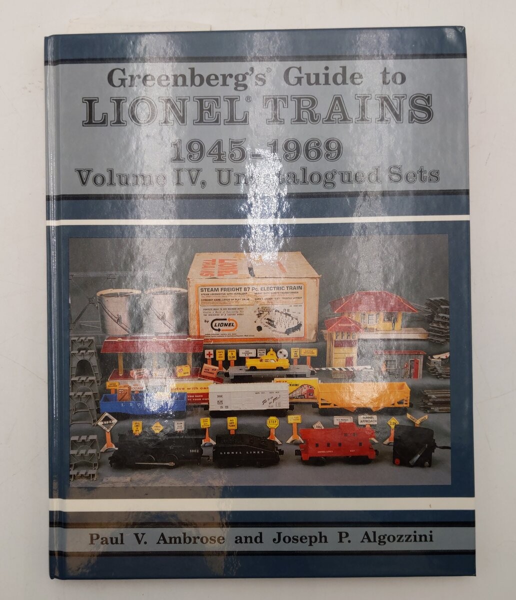 Greenberg's Guide to Lionel Trains, 1945-1969 Vol.IV Hardcover Book EX