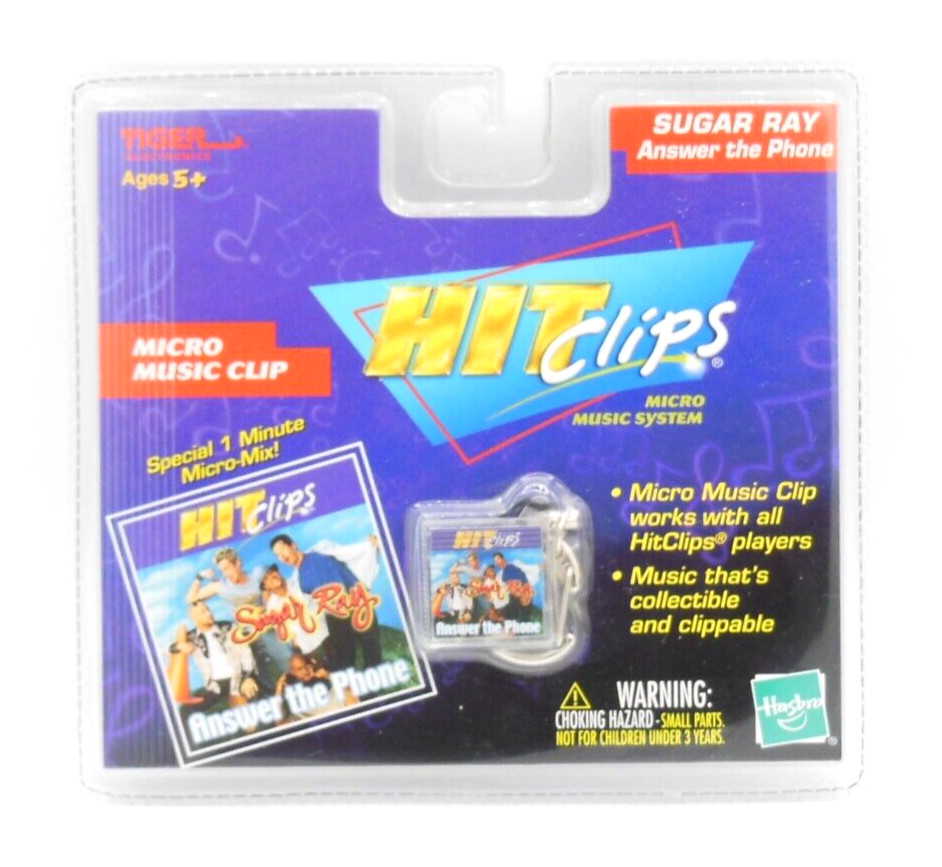 VTG Hit Clips Sugar Ray Answer the Phone Micro Music Clip-Micro Music System Y2K