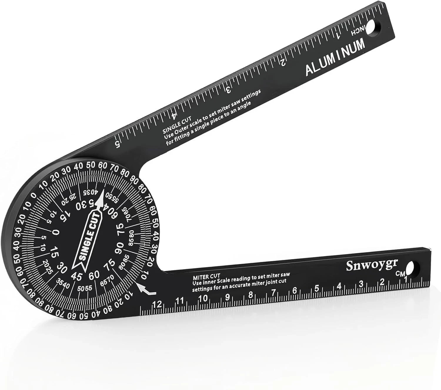 Transportador De Aluminio 360 Buscador De Angulos Para Crown Molding Carpinteri