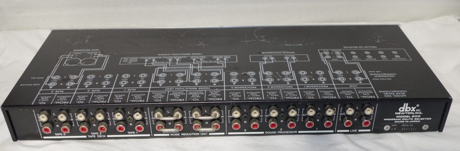 P6 DBX 200 Route Selector Recording Technology Series