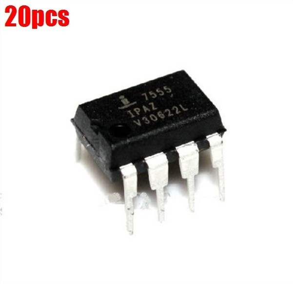 20pcs DIP8 Osc Mono Timing 1Mhz ICM7555IPA Ic New sz *hh