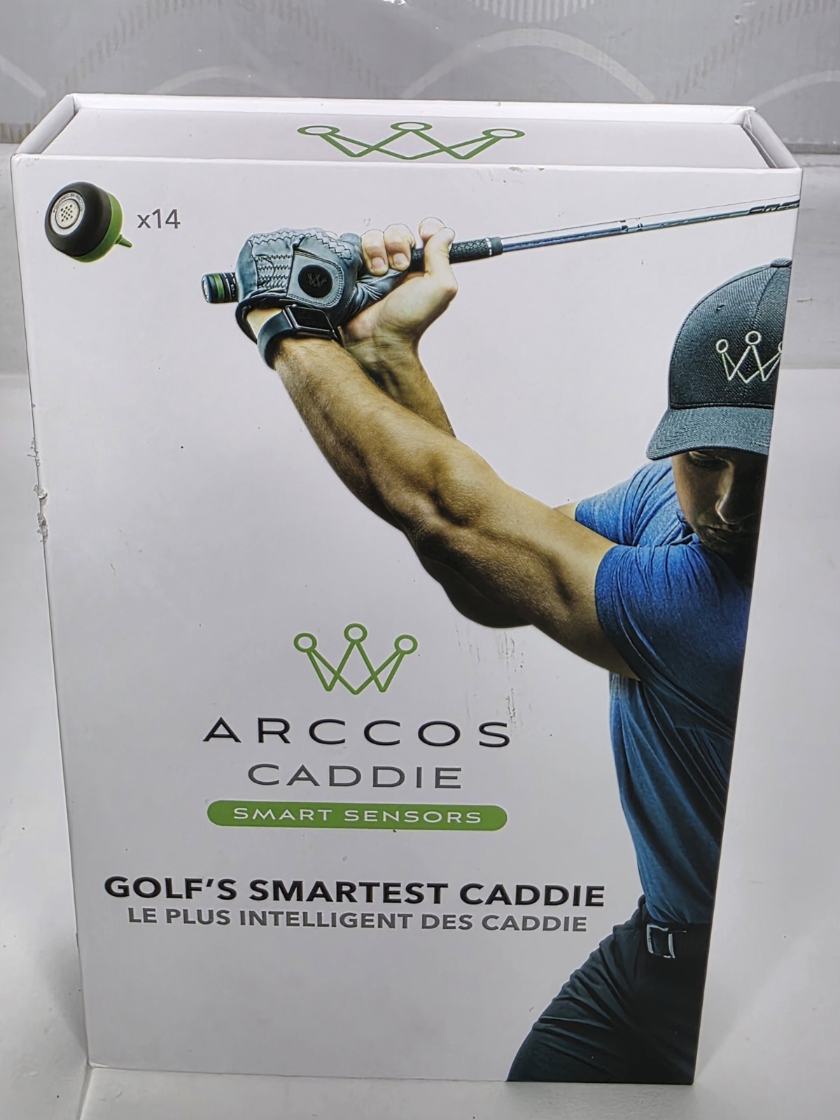 Arccos Caddie Smart Sensors 14pc Golf GPS Tracker AI App | 13 Used - 1 New