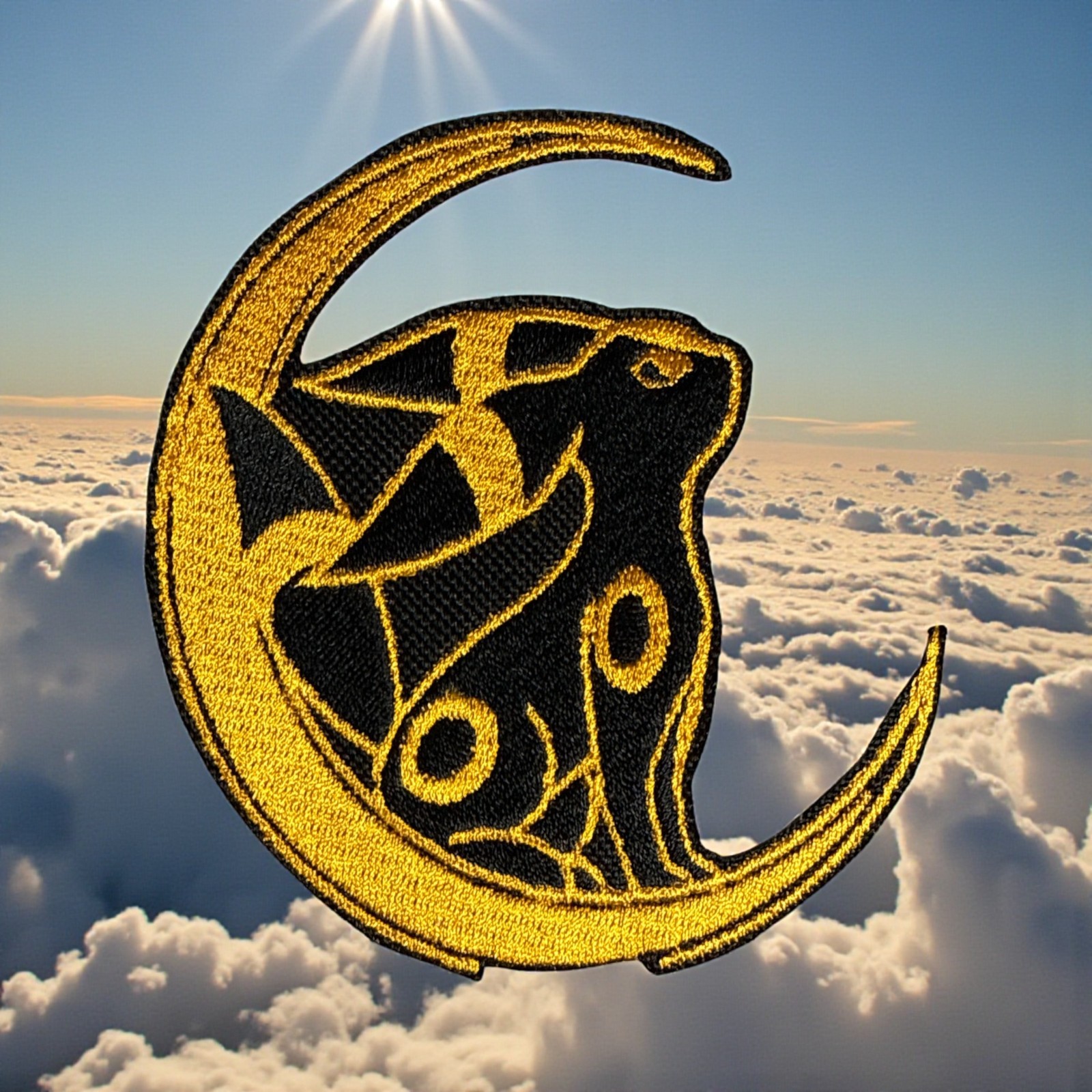 Umbreon Moon Embroidery Patch 4.03" X 3.67"