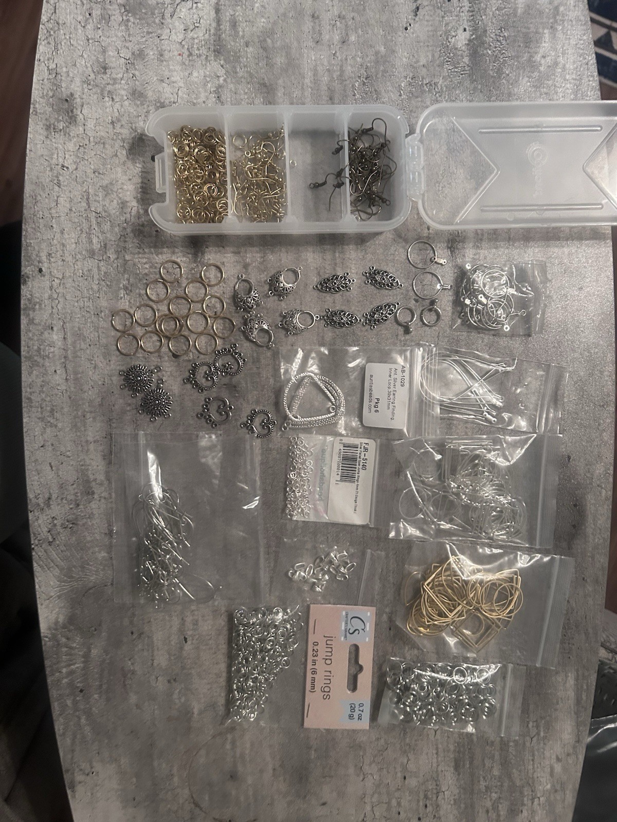 Various Jewelry Finding Earring Jump Rings and More