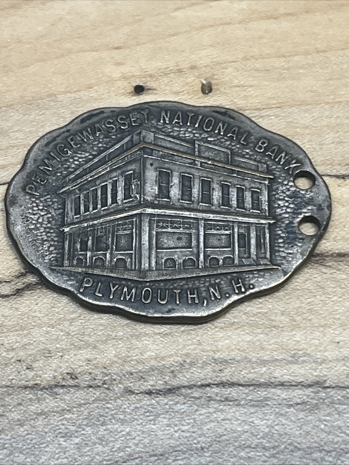 Pemigewasset Natl. Bank Plymouth, N. H. Key Fob *D110