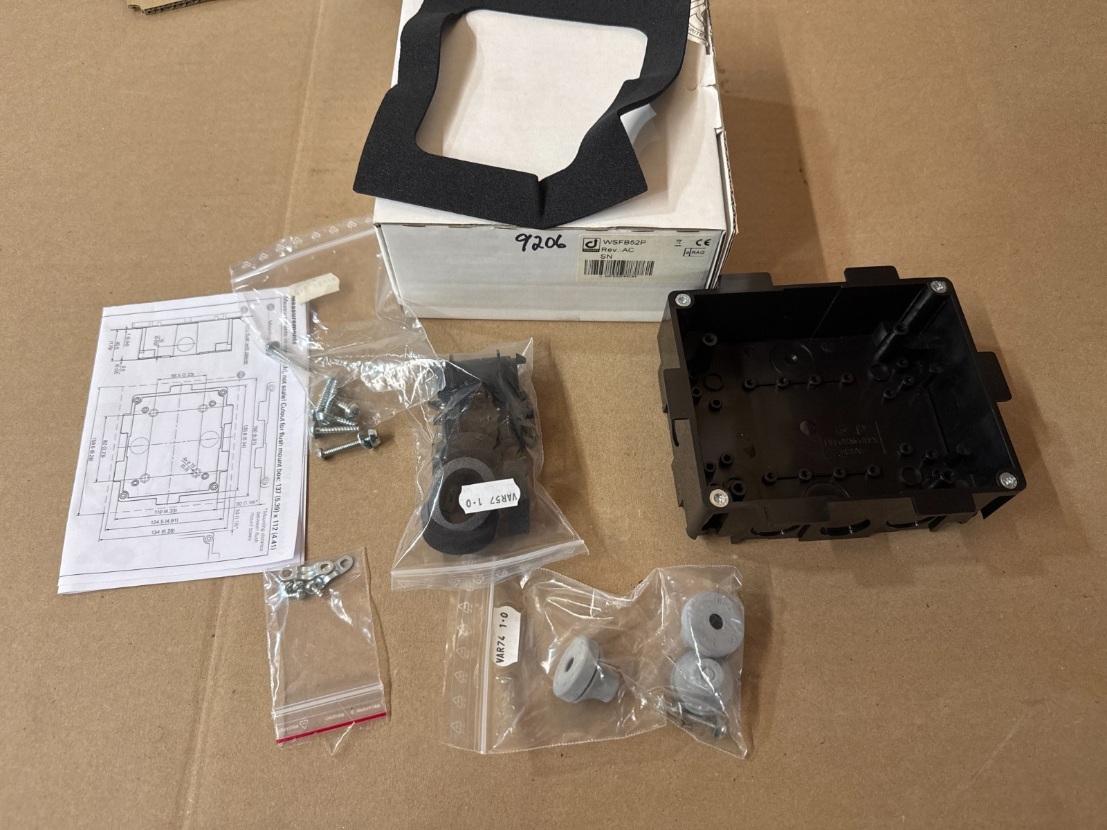 COMMEND C-WSFB52P BACK BOX