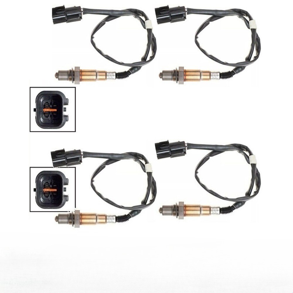 4PCS Up+Down Oxygen Sensor For 2012 2013 2014 2015 Hyundai Equus Genesis 5.0L V8