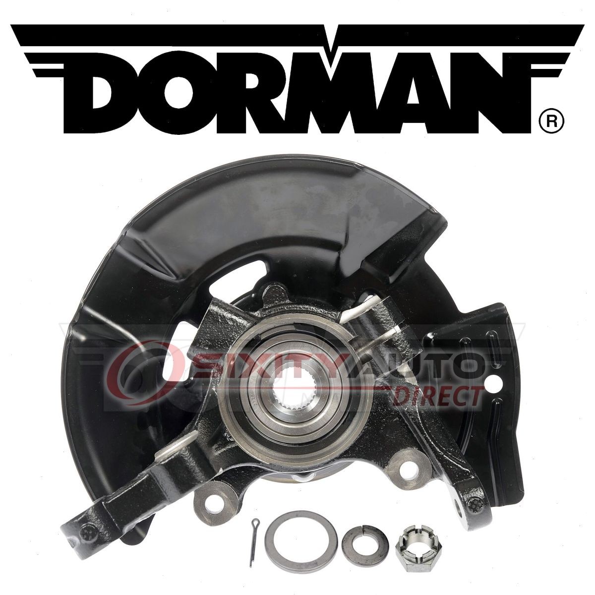 Dorman Front Left Steering Knuckle Kit for 2011-2013 Hyundai Sonata 2.4L L4 jf