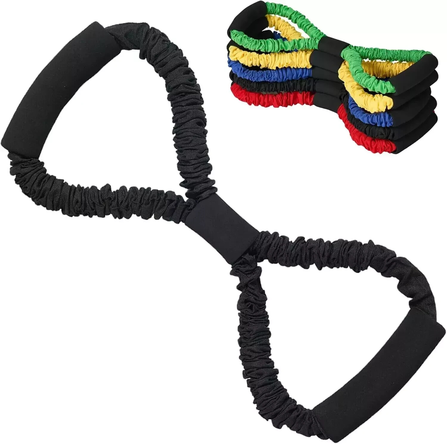 10-50lbs Archery Bow Trainer Rubber Stretch Bands Release Training Device Aids
