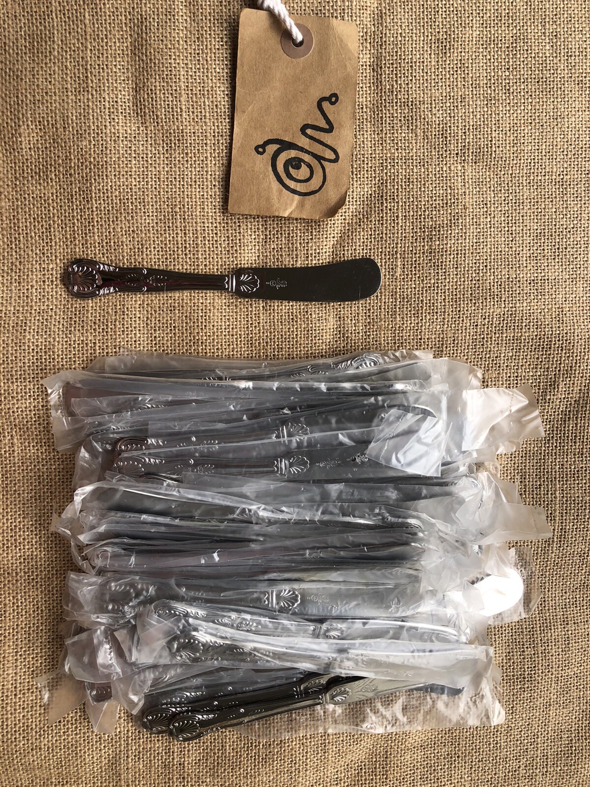 World Tableware WT Butter Knife EMBELLISHED!