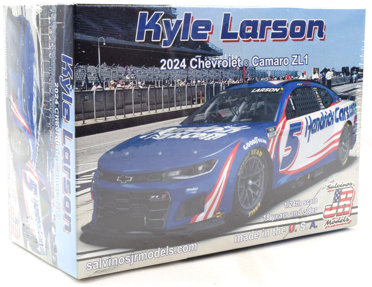 Salvinos JR Models "Hendrick" Kyle Larson 2024 Camaro ZL1 Nascar 1/24 Car Kit