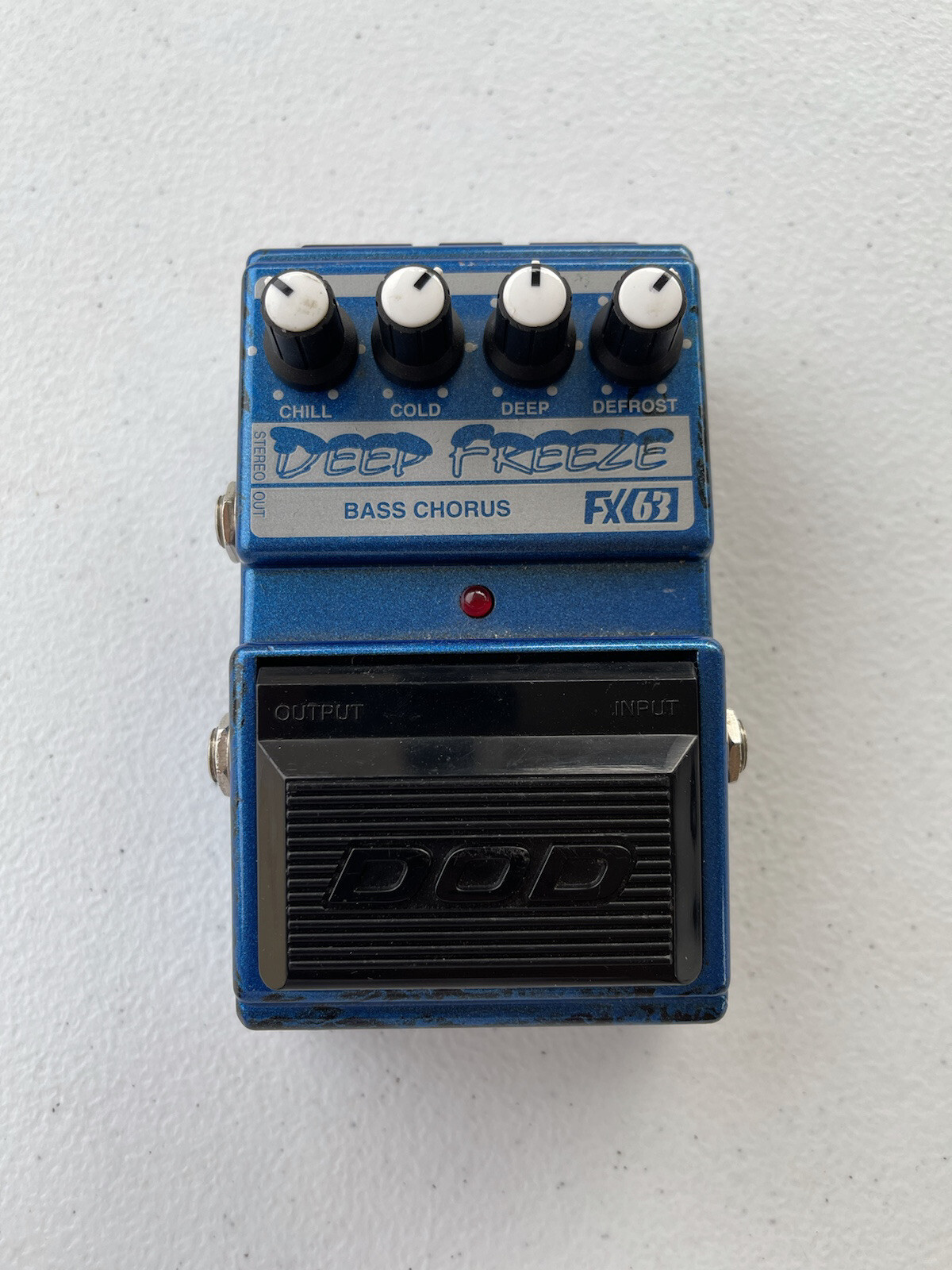 DOD FX63 Deep Freeze Bass Stereo Analog Chorus Rare Vintage Guitar Effect Pedal