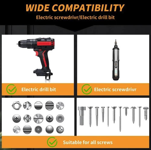 2pcs Screw Holder Drill Bit Phillips Anti-Drop Screwdriver Clamp Tool - NEW